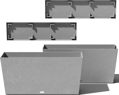 Vista 28 de Veradek Pure Series Midori - Maceta ancha para exteriores
