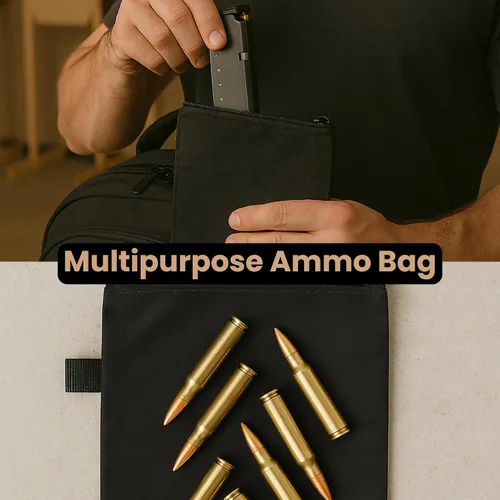 Vista 6 de Burn Proof Gear Bolsa de munición Negro