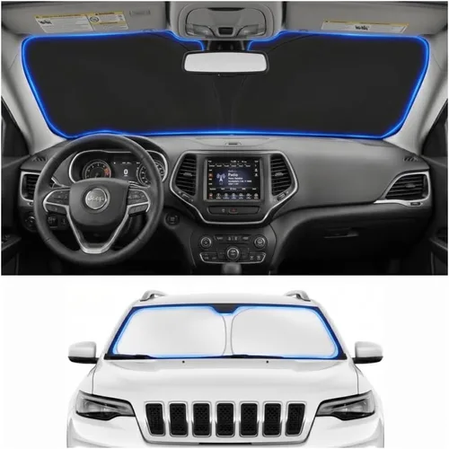Vista 69 de Parasol para parabrisas para BMW X1 E84 2016-2024 2025, accesorios – Cubierta de parasol para parabrisas de ventana delantera, ajuste personalizado