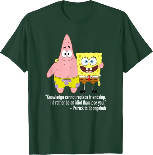 Vista 51 de Mademark x SpongeBob SquarePants - Patrick & SpongeBob - Camiseta de la amistad Asfalto
