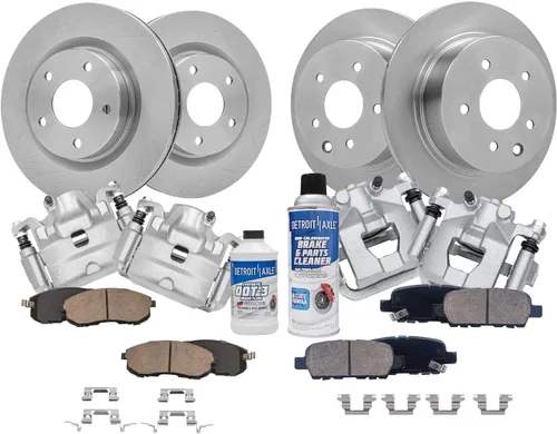 Vista 79 de Detroit Axle - Rotores de freno para Ford Mustang 2015 2016 2017 2018 2019 2020 2021 2022 2023 Rotores de freno de disco 2016 2017 2018 2019