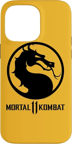 Vista 21 de Mortal Kombat 11 Dragon Black Logo Case for iPhone 17