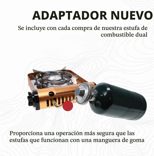 Vista 5 de Gas ONE GS-4000P - Estufa de campamento - Estufa de propano o butano de primera calidad con práctica funda de transporte - Patentada - Ideal