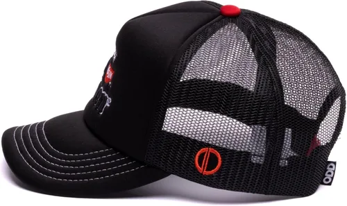 Vista 2 de Odd Sox – Pantry Trucker Hats for Men & Women – Adjustable Mesh Snapback Caps, Fun Food Gift Collection Ramen negro