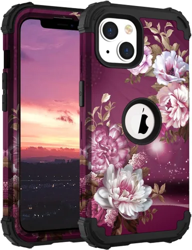 Vista 49 de Hocase Funda para iPhone SE 2022/2020, resistente a prueba de golpes, de plástico duro+goma de silicona, funda protectora híbrida para iPhone SE