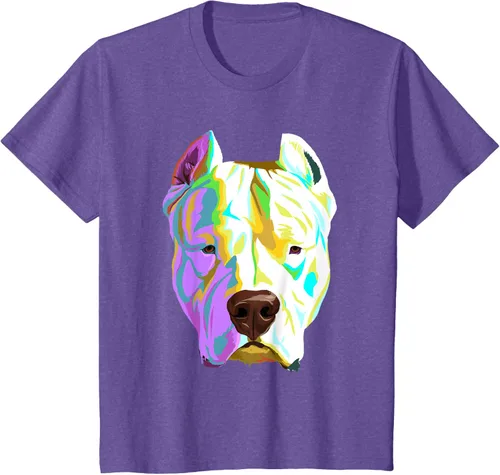 Vista 43 de Colorida camiseta Dogo Argentino, Negro, S