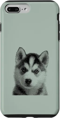 Vista 12 de Chic Husky Puppy for Dog Mom and Paw Parents Case for iPhone 16