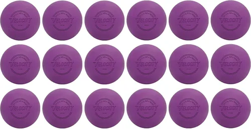 Vista 64 de Pelotas de lacrosse Velocity - 1, 2, 3, 6, 12, 18, 24, 36, 60 y 120 paquetes - para práctica, tamaño oficial aprobado por la NFHS y la universidad