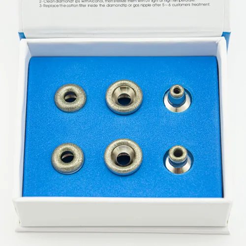 Vista 8 de Beauty Tools - Reemplazo de dermoabrasión con diamantes para el cuidado de la piel (6 piezas) Diamond Exfoliating Replacement Tips Skincare Tools