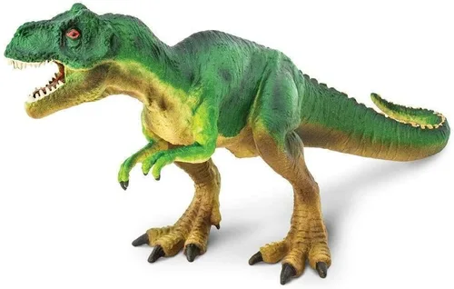 Vista 5 de Safari Ltd. Figura de dinosaurio Tyrannosaurus Rex - Figura detallada de dinosaurio de 7 pulgadas, juguete educativo para niños, niñas y niños a