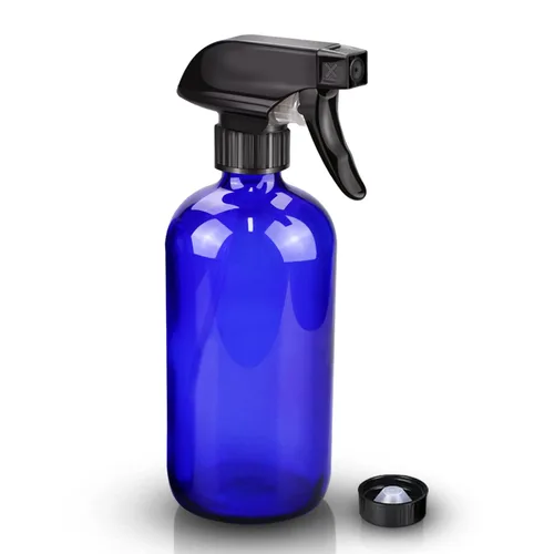 Vista 11 de Botellas de spray de vidrio ámbar Wedama, botellas de spray de vidrio de 16 oz para soluciones de limpieza y aceites esenciales, botella de spray