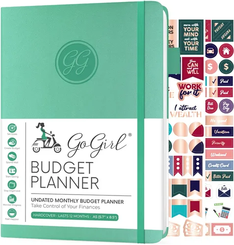 Vista 11 de GoGirl Planificador de Presupuesto – Organizador Mensual de Planificación Financiera, Libro de Presupuesto. Cuaderno de Seguimiento de Gastos, Negro