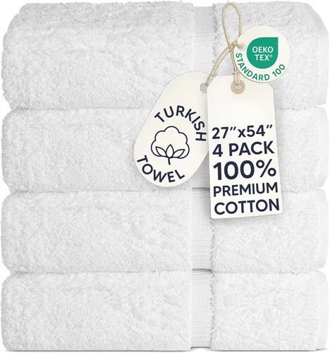 Vista 19 de Chakir Turkish Linens - Toallas turcas de 100% algodón, suaves y absorbentes (juego de 3 toallas personalizables, color aguamarina)