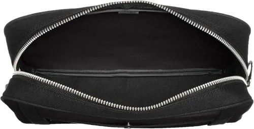 Vista 5 de SANEI Luggage Canvas Mailing Pouch L Horseshoe Lock with Metal Clasp No Padlock Included Moss G Black Black 19-3911tcx