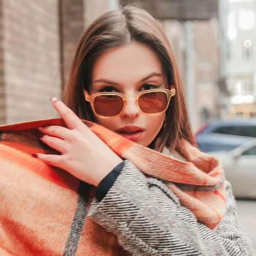 Vista 6 de ZENOTTIC Lentes de sol polarizados retro para mujer y hombre para cara pequeña, tonos clásicos cuadrados vintage, 100% protección UV a la moda
