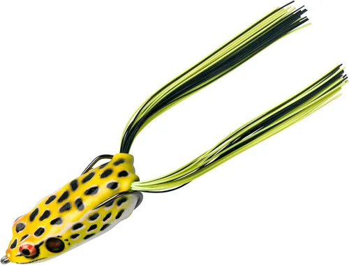 Vista 13 de BOOYAH Pad Crasher Topwater Bass Pesca Hueco Cuerpo Rana Señuelo con ganchos sin malas hierbas