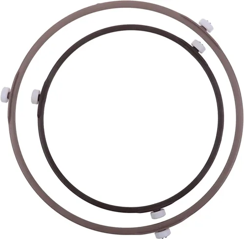 Vista 2 de Microwave Oven Turntable Bracket Circle Rotating Ring Support Roller Glass Base Plate Tray Holder Stand(Large)