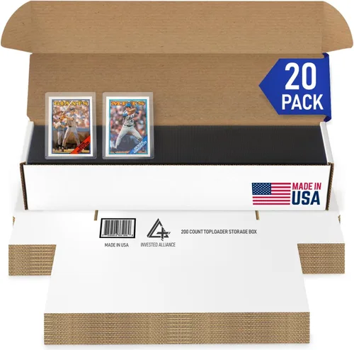 Vista 12 de Caja de Almacenamiento Premium para Tarjetas Coleccionables de Deportes, Béisbol, Fútbol Americano, Baloncesto, MTG y TCG para Coleccionistas