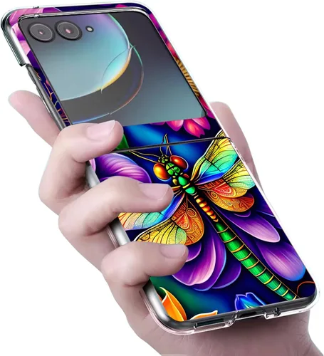 Vista 2 de Razr Plus 2023 - Funda protectora rígida a prueba de golpes para Motorola Razr+ 2023 y Razr Plus 2023
