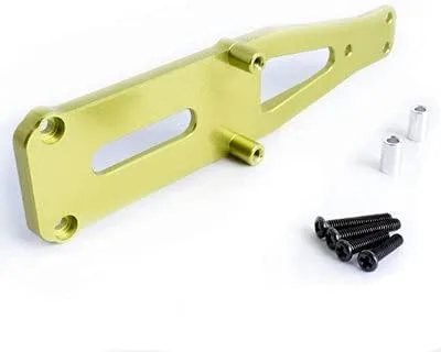 Vista 4 de Aluminio Shock Turm 0008 F & uuml; R WTY 12428 12423 1/12 Skala RC car Crawler Lkw Short Course Upgrade Teile Ersatz Zubehör 1 - (Color: gris claro)