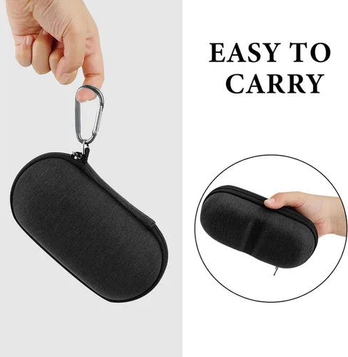 Vista 6 de Geekria Shield Smart Glasses Case Compatible with Razer Anzu, Meta Ray-Ban Wayfarer Smart Glasses, Hard Shell Protective AR Glasses, Replacement