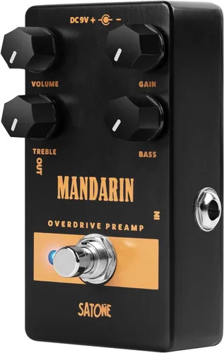 Vista 14 de Satone Pedal de guitarra retardada, Spritwalker Pedal de efecto de guitarra eléctrica Delay DC 9V Mini Pedal de retardo analógico True Bypass