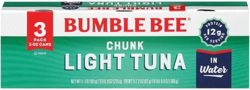 Vista 8 de Bumble Bee Chunk - Atún ligero en agua, 3 onzas (paquete de 3)