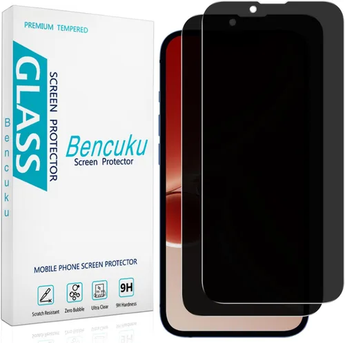 Vista 18 de Paquete de 2 protectores de pantalla de privacidad para iPhone 13 Negro