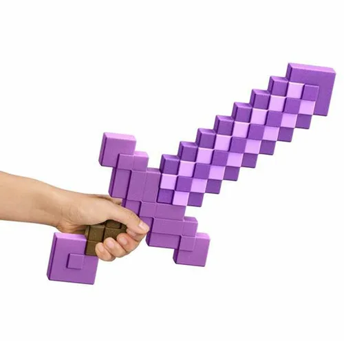 Vista 3 de Espada de Juguete Minecraft Morado