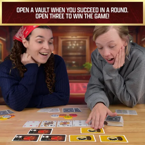 Vista 5 de Thames & Kosmos: The Gang - Juego de cartas de póquer cooperativo