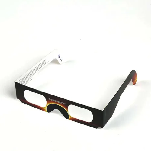 Vista 5 de Bookishbunny 5 pares de gafas de papel de los espectadores del eclipse solar que ven el sol ISO certificaron 5pk, Varios