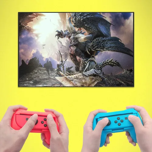 Vista 7 de Empuñaduras de mano para Switch and Switch OLED JoyCons, controladores de mano FYOUNG para Switch Joy Con y Switch OLED modelo 2021 (paquete de 4)
