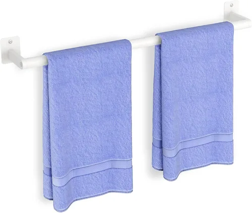 Vista 11 de Toallero de baño, toallero de 24 pulgadas para montaje en pared de baño, organizador de toallas de mano resistente, barra de toalla moderna