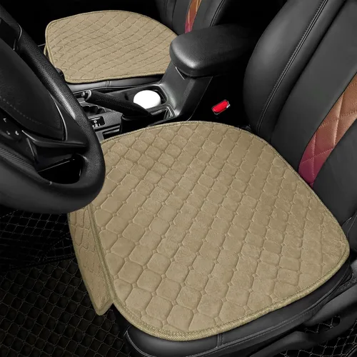 Vista 17 de surpassme Fundas de Asiento de Coche Cómodas Fundas de Asiento Delantero Universales para Accesorios de Automóvil, Fundas Interiores Acolchadas