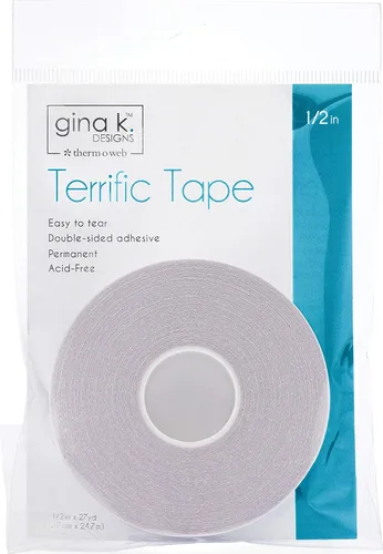 Vista 4 de Gina K. Designs for Therm O Web Cinta adhesiva de doble cara de 1/4 pulgadas x 27 yardas