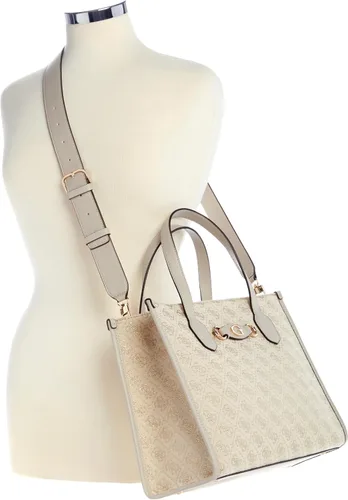 Vista 5 de GUESS Bolso Izzy con doble compartimento, logotipo de Dove, Logotipo de Dove
