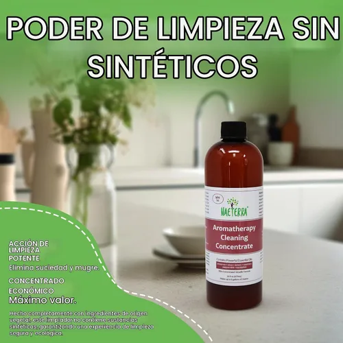 Vista 4 de Naeterra Aromatherapy Cleaning Concentrate 16 oz – Limpiador multisuperficie natural multiusos – Fórmula de aceite esencial a base de plantas