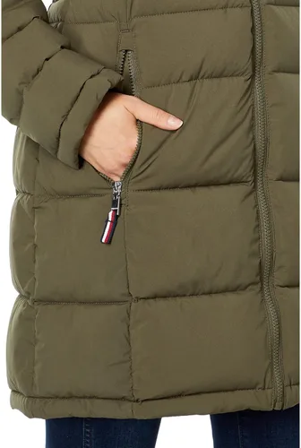 Vista 3 de Tommy Hilfiger Chaqueta larga con capucha para mujer