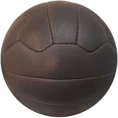 Vista 6 de Premium Soccer Ball Collection - Mini Size 2 Training Ball - Plain White Autograph Ball Size 5 - Vintage Brown Leather 18 Panel Classic Football