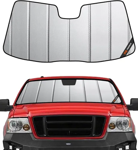 Vista 15 de Pigenius Parasol para parabrisas para Ford F-150 2021-2025 Parasol para ventana delantera - AstraGuard Plateado