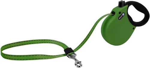 Vista 6 de Alcott Adventure Correa de cinturón reflectante retráctil – 10 pies – Extra pequeña para perros de hasta 25 libras, negro con mango de agarre suave
