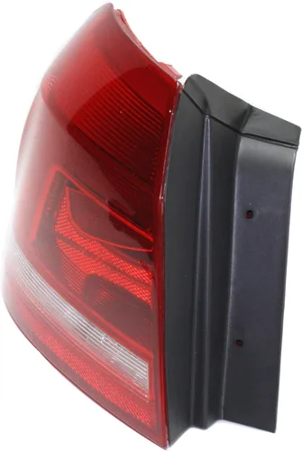 Vista 2 de Evan Fischer Conjunto de luz trasera exterior del lado del conductor compatible con Volkswagen Passat 2012-2015 con bombilla