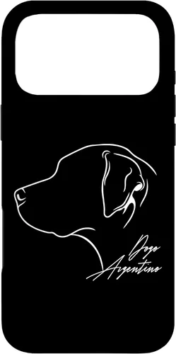 Vista 22 de Funny Proud Dogo Argentino Profile Dog Mom Dog Dog Case para iPhone 17