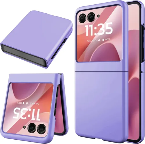Vista 25 de Miimall Funda delgada para Galaxy Flip 7 con protector de pantalla integrado, grado militar, a prueba de golpes, a prueba de caídas, delgada