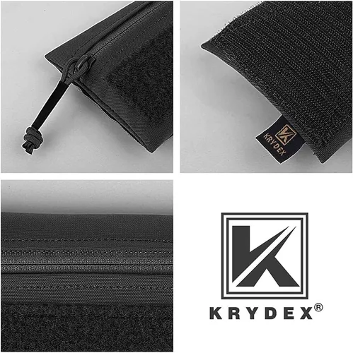 Vista 4 de KRYDEX Bolsa de administración con bolsa de bocadillos con panel de bucle para chaleco táctico Chest Rig