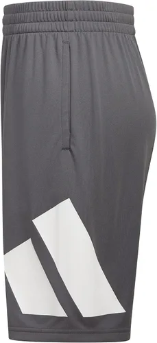 Vista 7 de adidas Pantalones cortos de rendimiento con cintura elástica Aeroready para niño, gris (Grey Five)