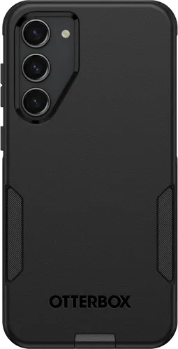 Vista 3 de OtterBox Funda para Galaxy S23 Plus (solamente) - Serie Commuter - Negro, delgado y resistente, apto para bolsillo, con protección de puerto