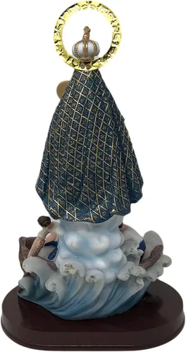 Vista 2 de Estatua Nuestra Señora de la Caridad Figura Religiosa 12'' -19890