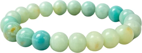 Vista 36 de Amazing Gemstone Crystal Bracelet for Women Men's Gifts - Protection Healing Crystal Bracelet - 8mm Gemstone Beaded Stretchable Bracelet Pulseras
