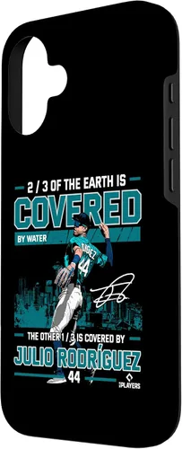 Vista 2 de Funda para iPhone 16 Julio Rodríguez Seattle MLBPA
